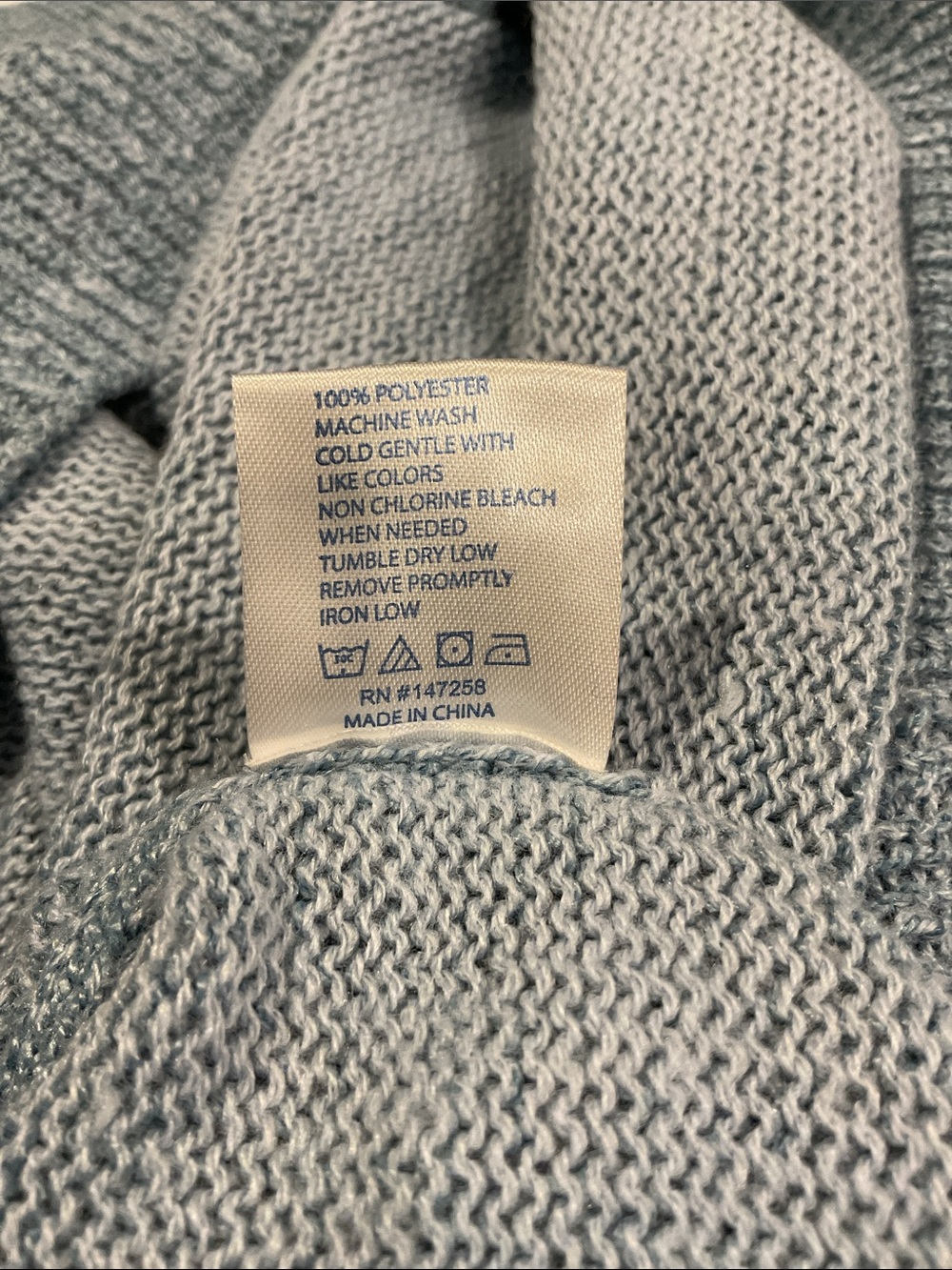 NWOT Simply Southern Blue LAKE Sweater Size XXL - Picture 6 of 6